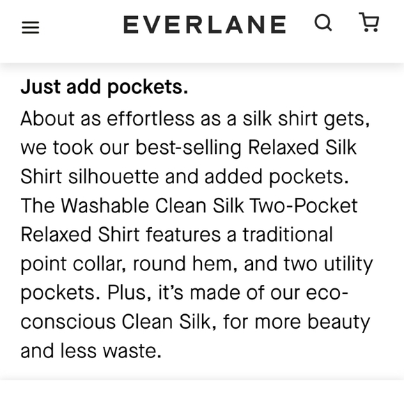 Everlane Buttetr Yellow The Washable Clean 100% Silk Shirt,US 0 - Picture 8 of 9